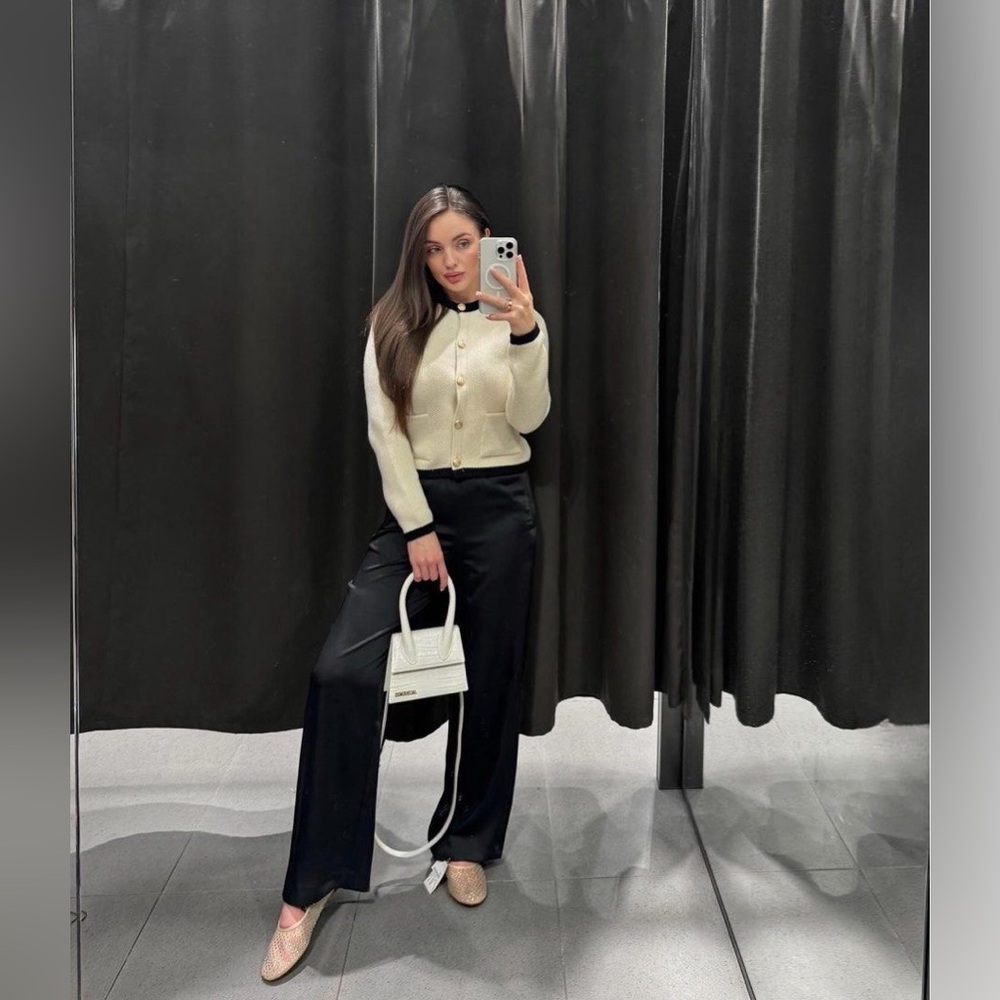 BLOGGER'S FAVE! ZARA NWT GOLDEN BUTTON KNIT CARDIGAN